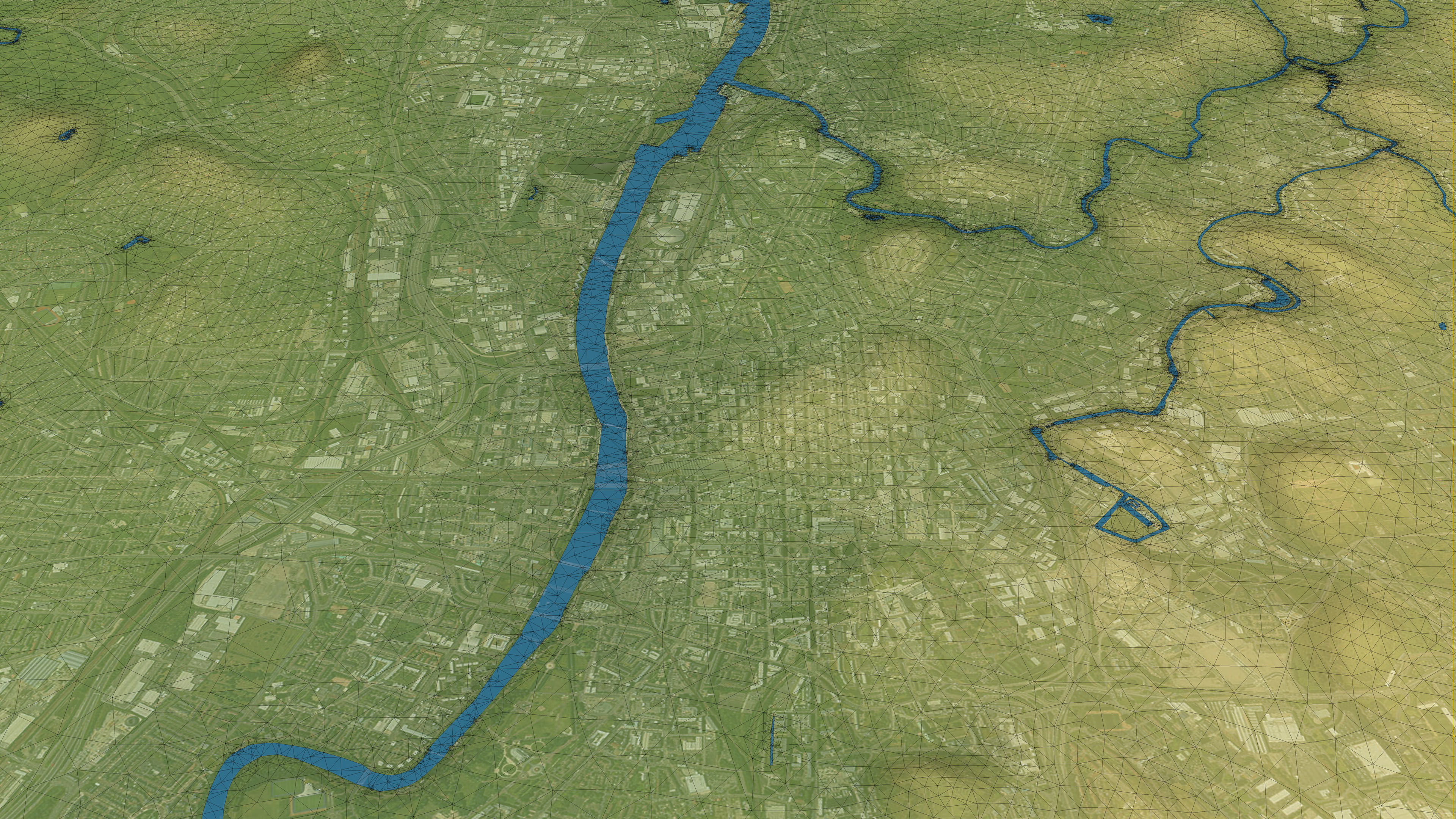 Glasgow - Topography Terrain 3D City 3D Model Collection_23