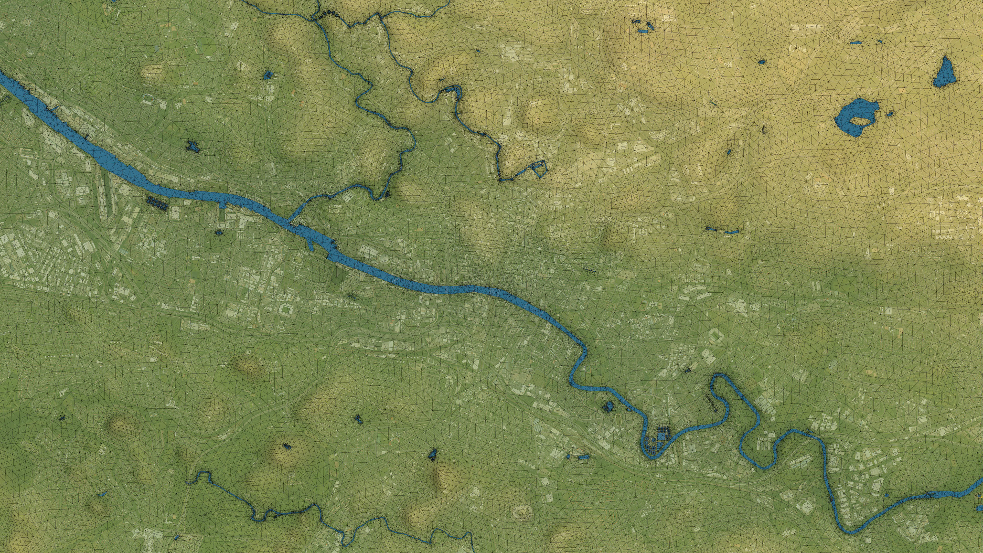 Glasgow - Topography Terrain 3D City 3D Model Collection_31