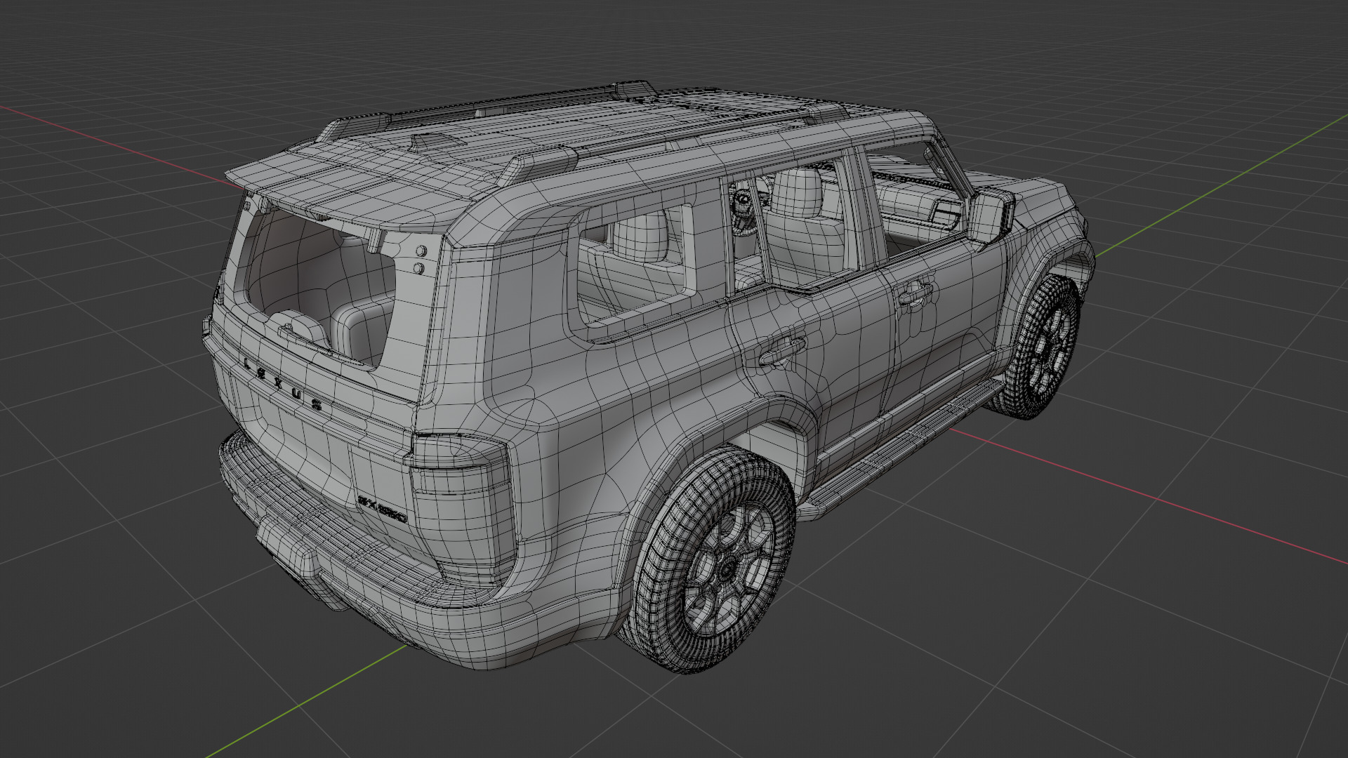 LEXUS GX 550 3D model_16