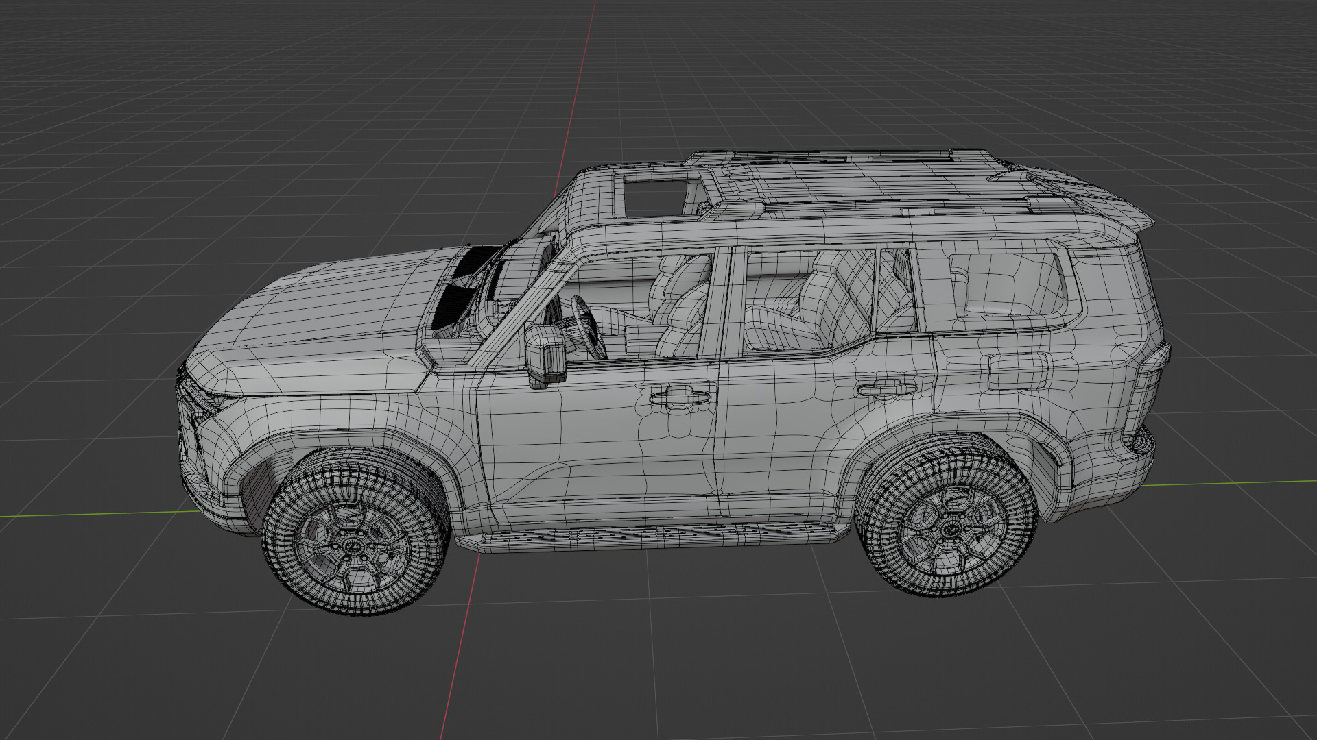 LEXUS GX 550 3D model_15
