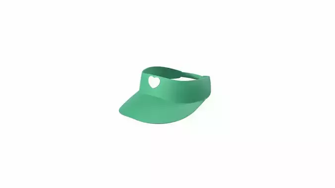 Low-Poly Visor Cap 02