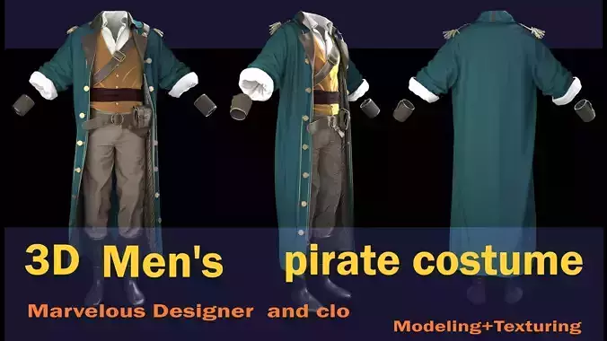 Men   pirate costume