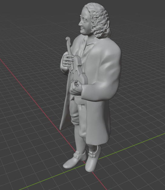 Antonio Vivaldi 3D print model_3