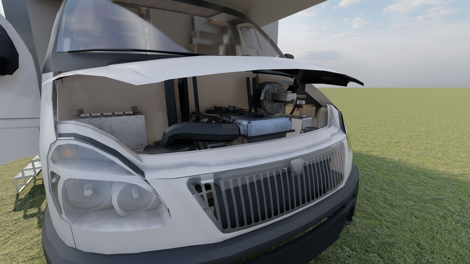 Detailed Generic MotorHome 3D model_16