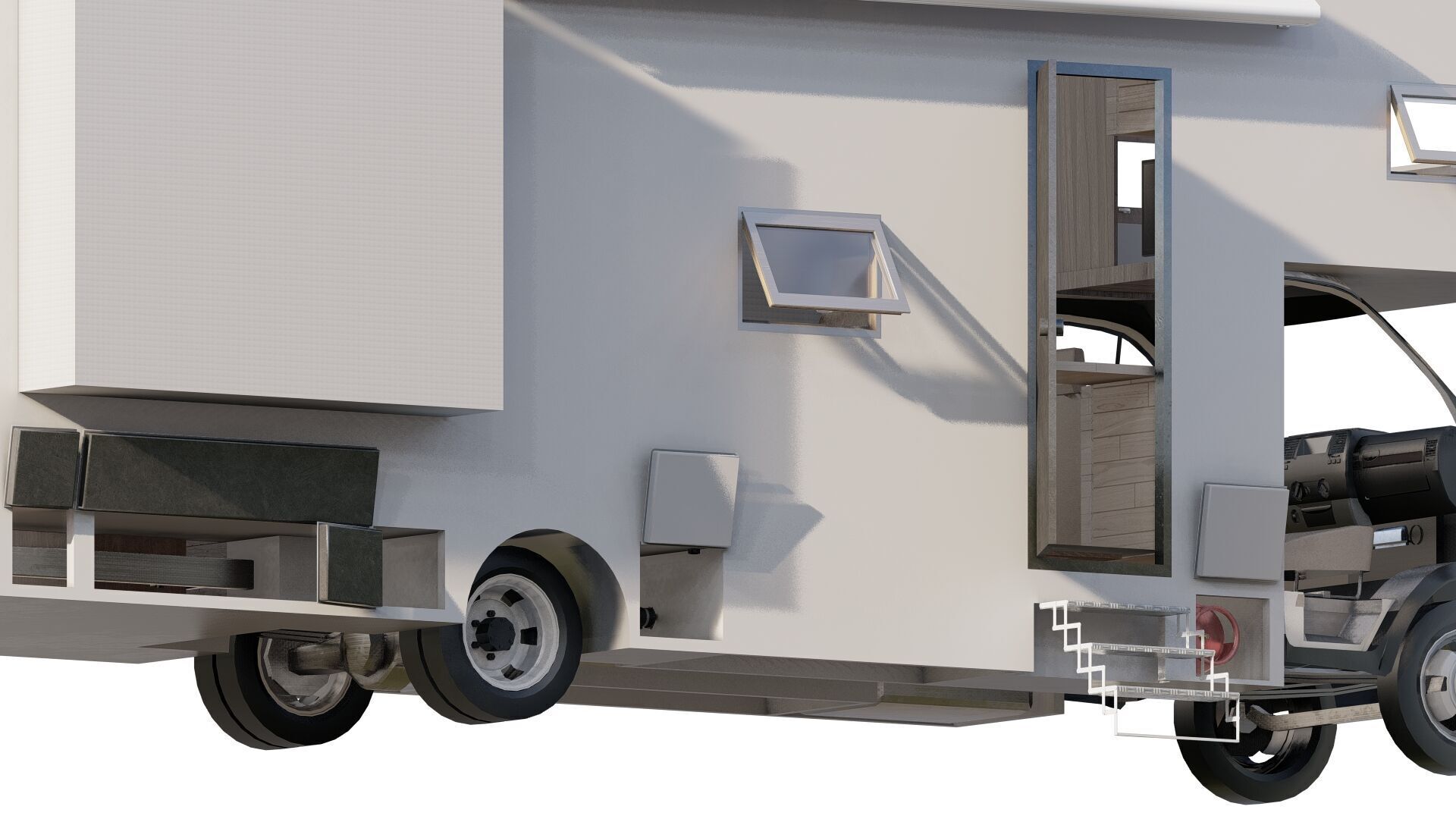 Detailed Generic MotorHome 3D model_3