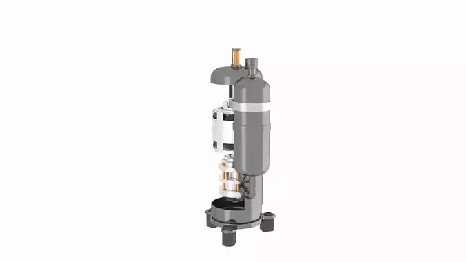 Rotor Compressor 3D model