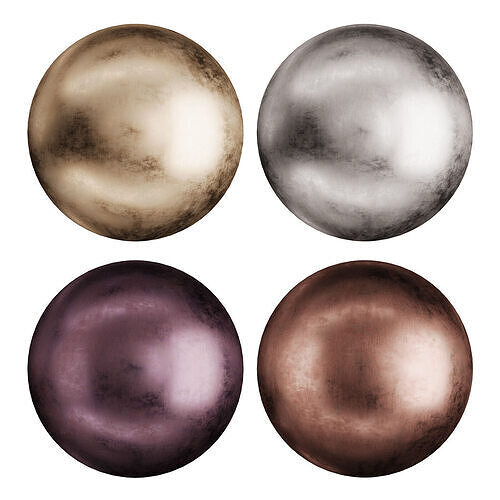 A set of textures of worn metal 4K Texture