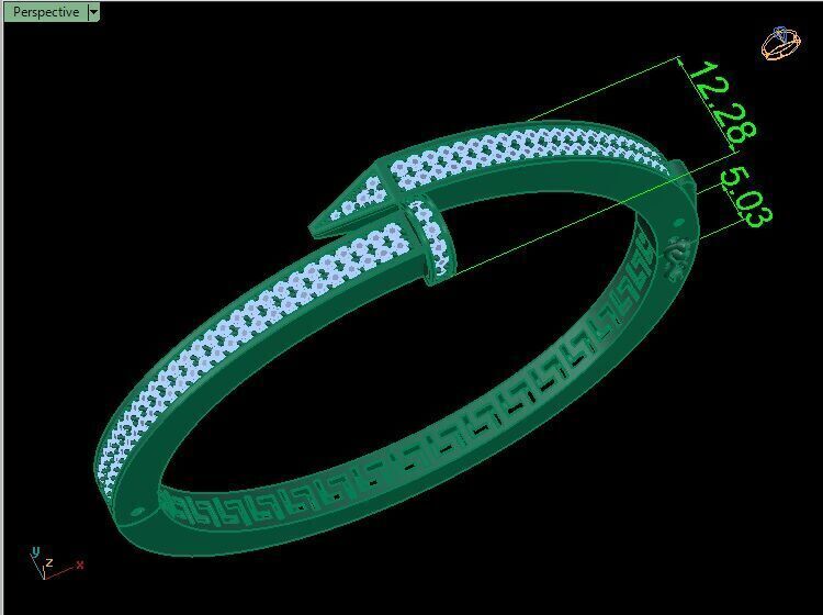 Bracelet 0016 3D print model_8