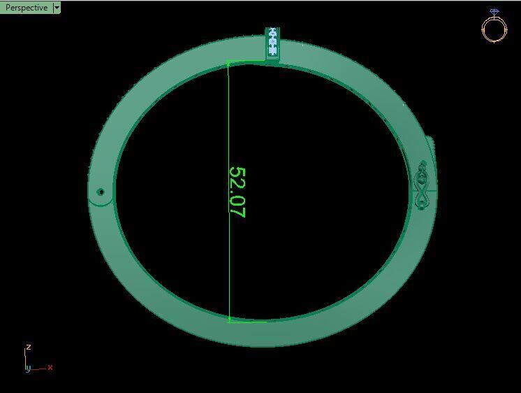 Bracelet 0016 3D print model_10