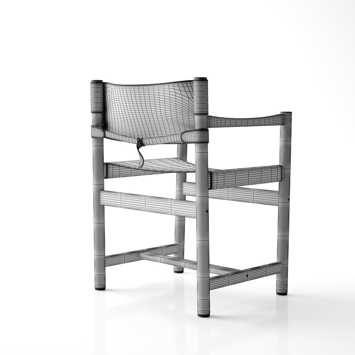 Leather Chair 3D model_8