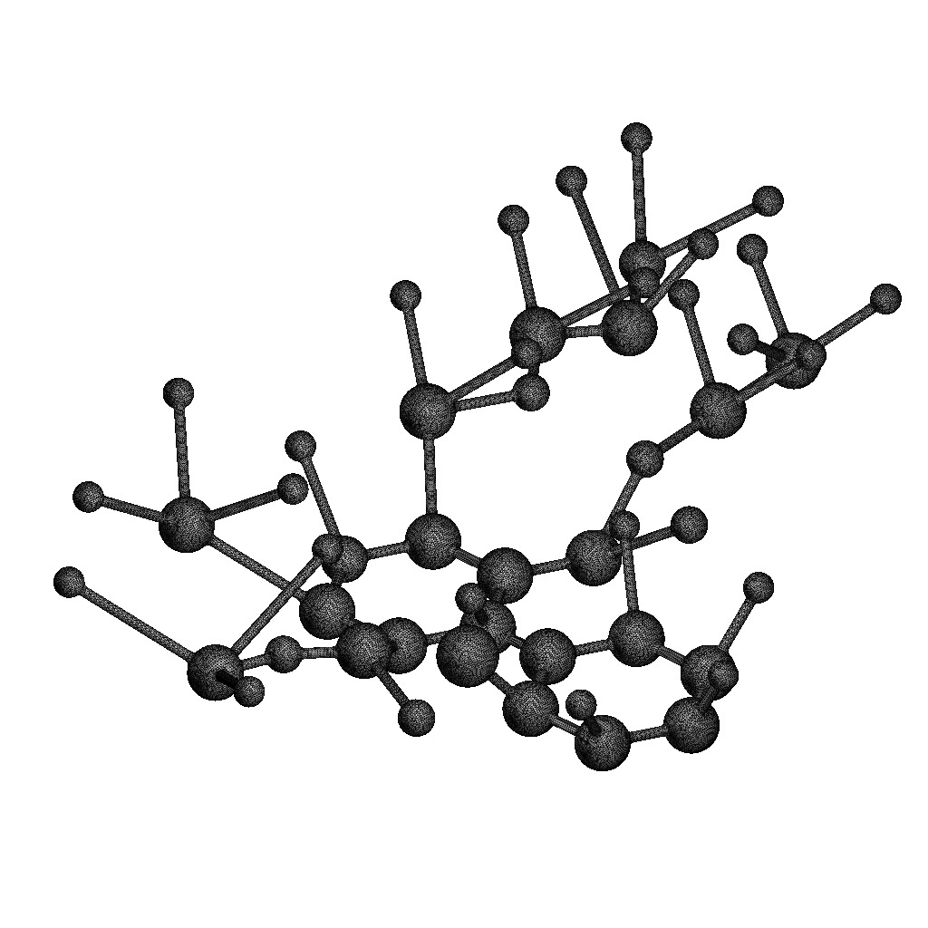 Amlodipine Molecular Structure 3D print model_5