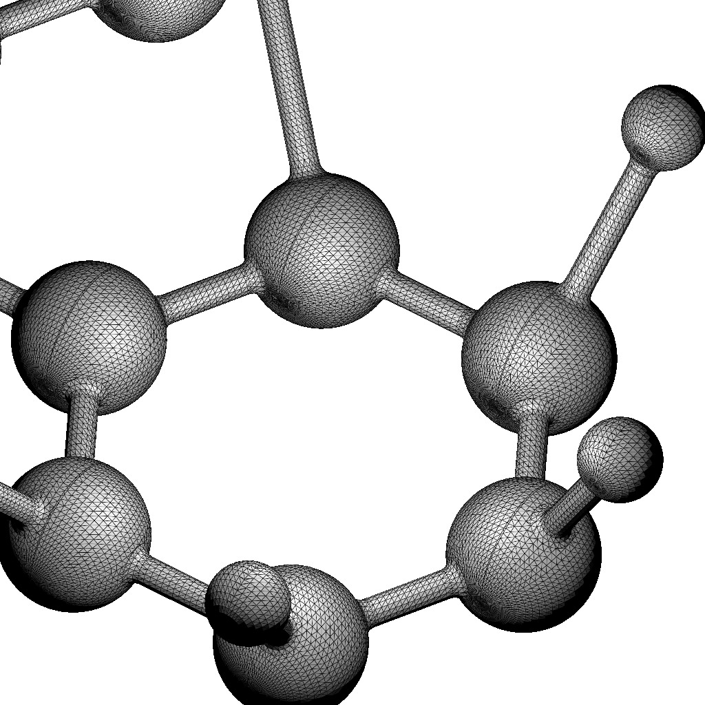 Amlodipine Molecular Structure 3D print model_8