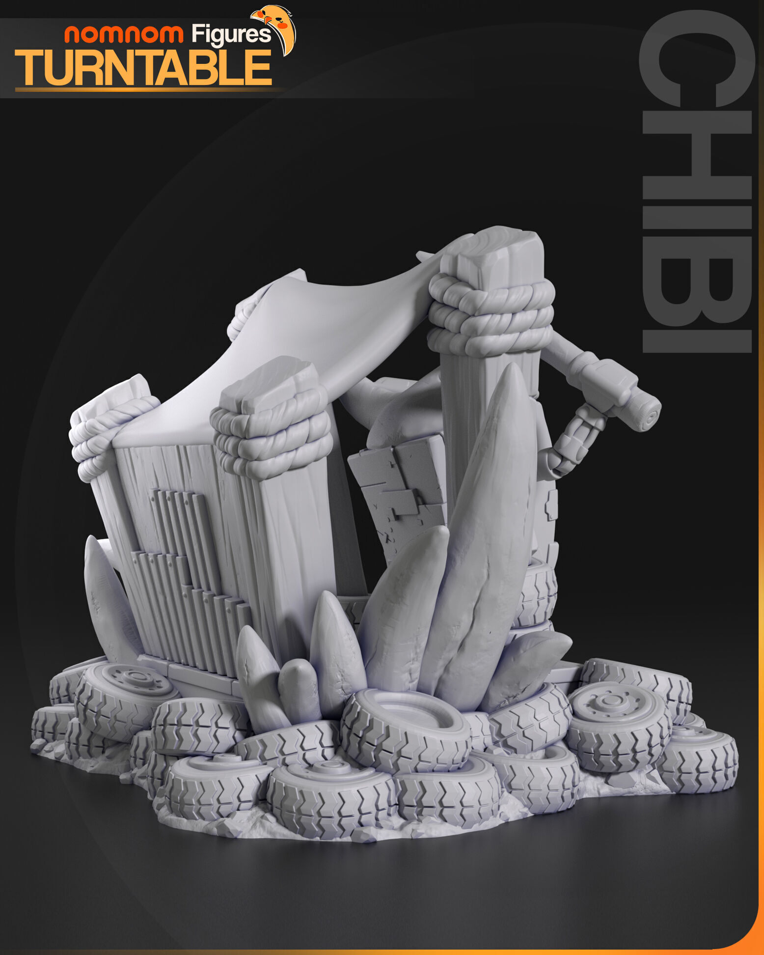 Chibi Scrabblet 3D print model_5