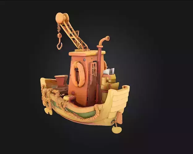 Tugboat Journeya Small Vessel Big Adventures 3D model