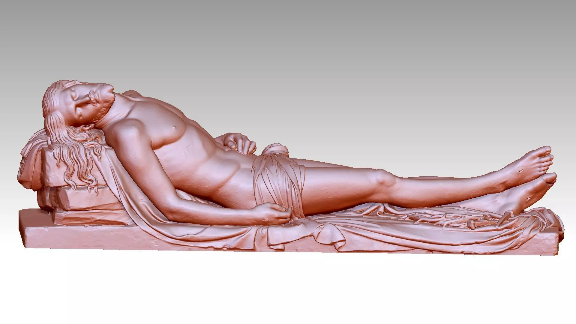 Jesus love 3D print model_0