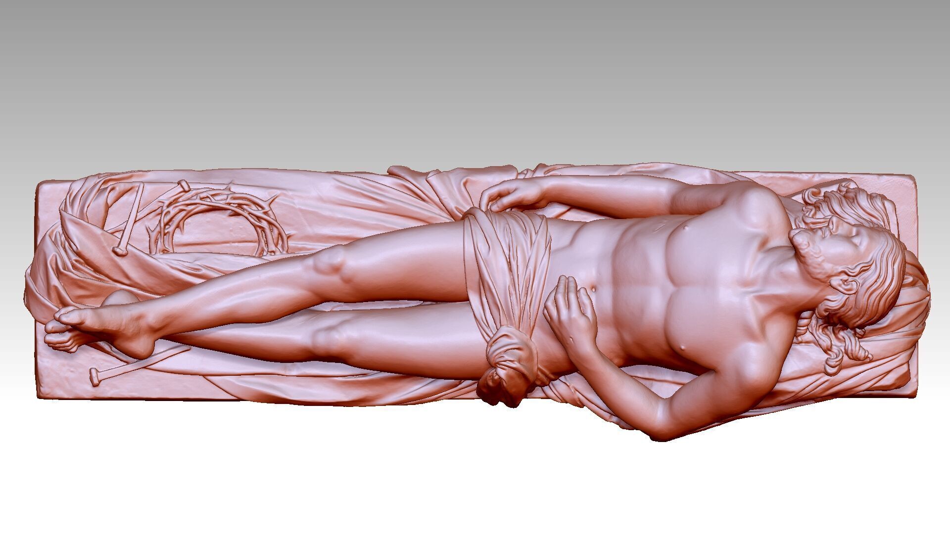 Jesus love 3D print model_6