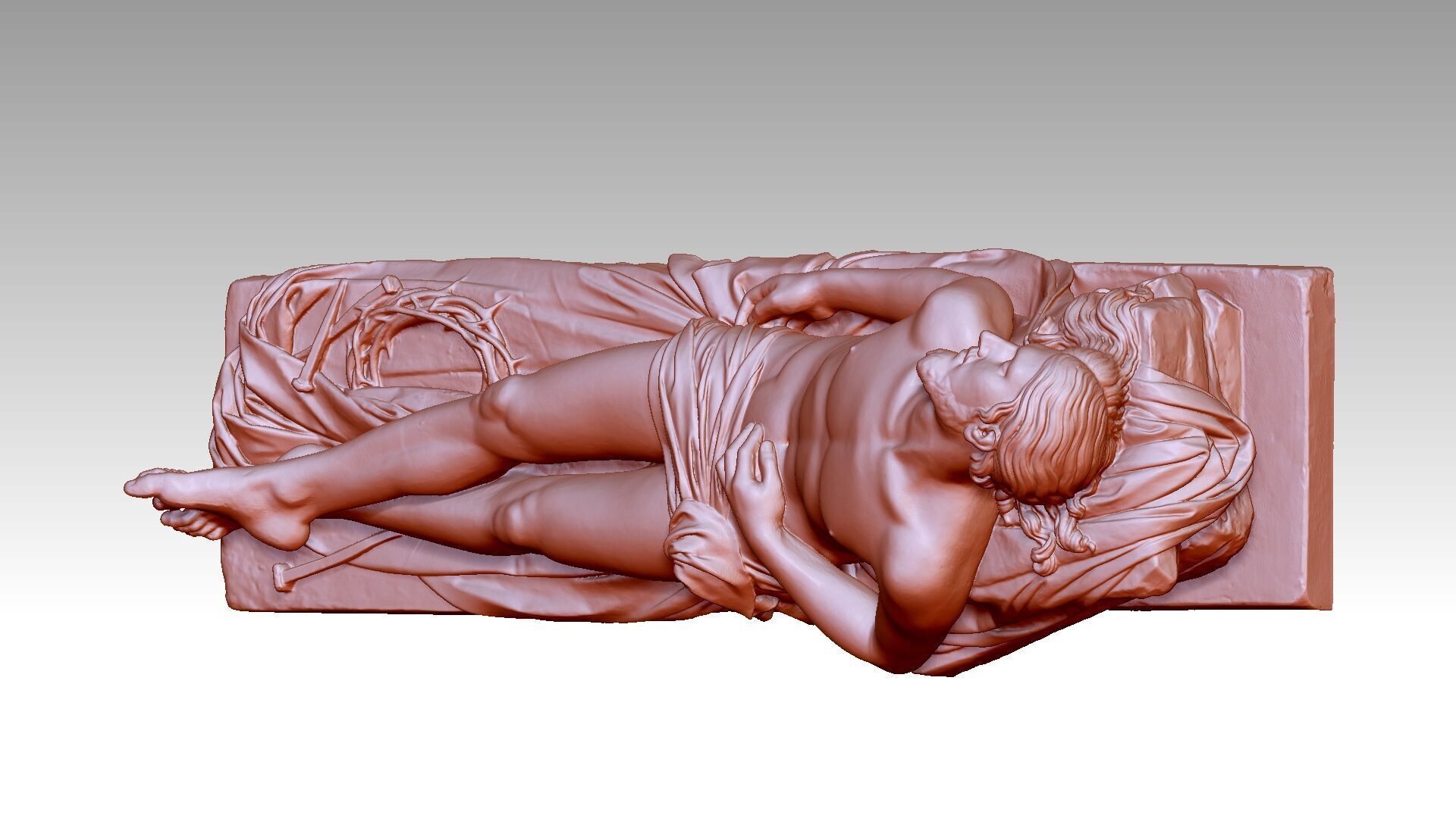 Jesus love 3D print model_7