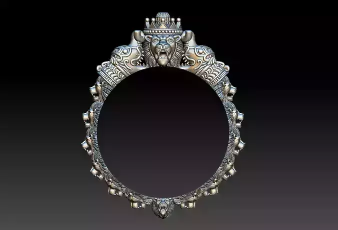 LION KADA BANGLE GOLD