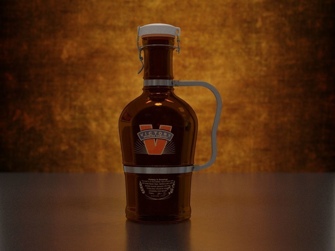 Victory Beer Growler 3D model Victory Beer Growler 3D model