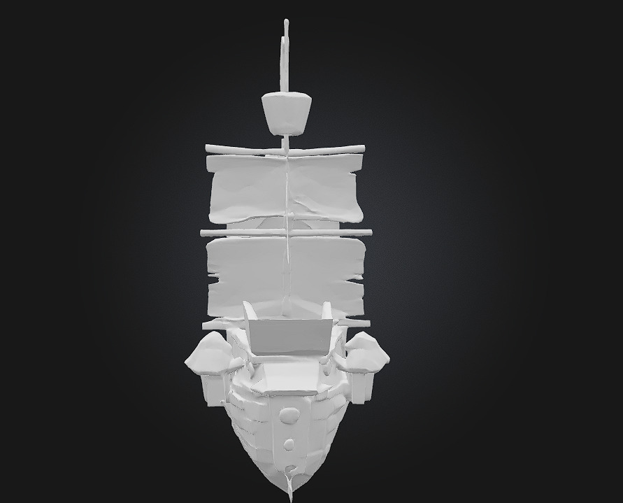 Pirate Galleon Rule the Waves with Fear and Flair 3D model_11