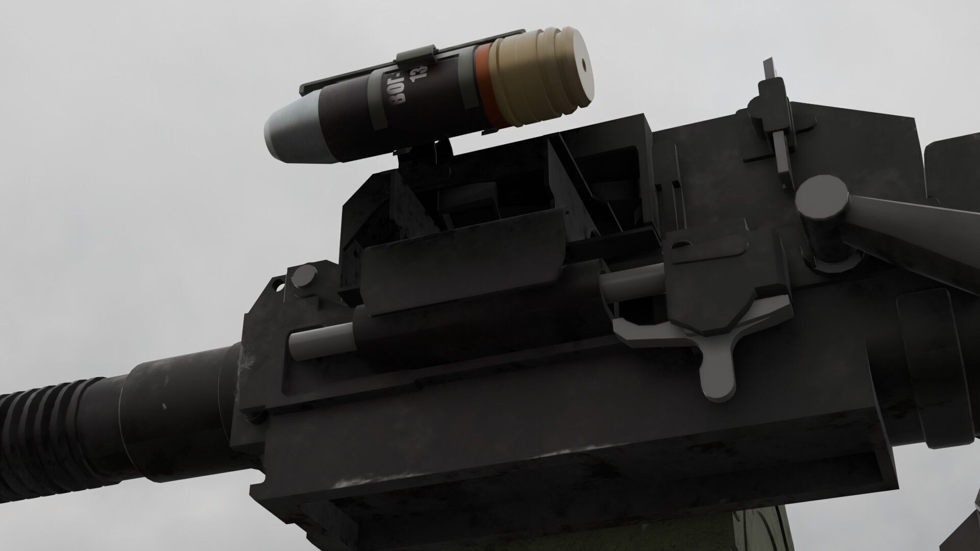 AGS-17 Flame Low-poly 3D model_11