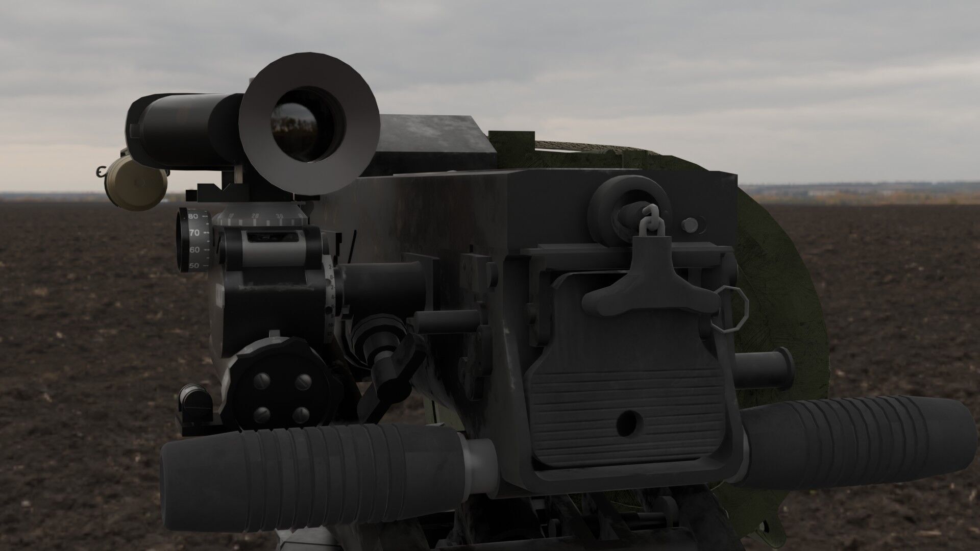 AGS-17 Flame Low-poly 3D model_9