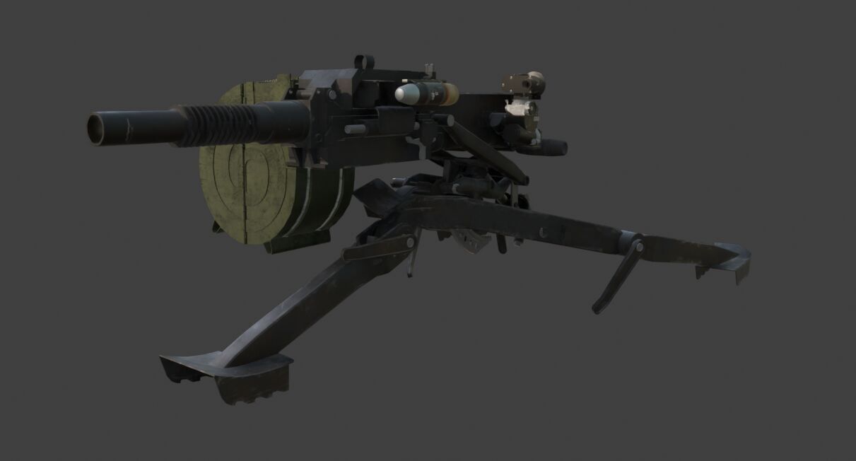 AGS-17 Flame Low-poly 3D model_12
