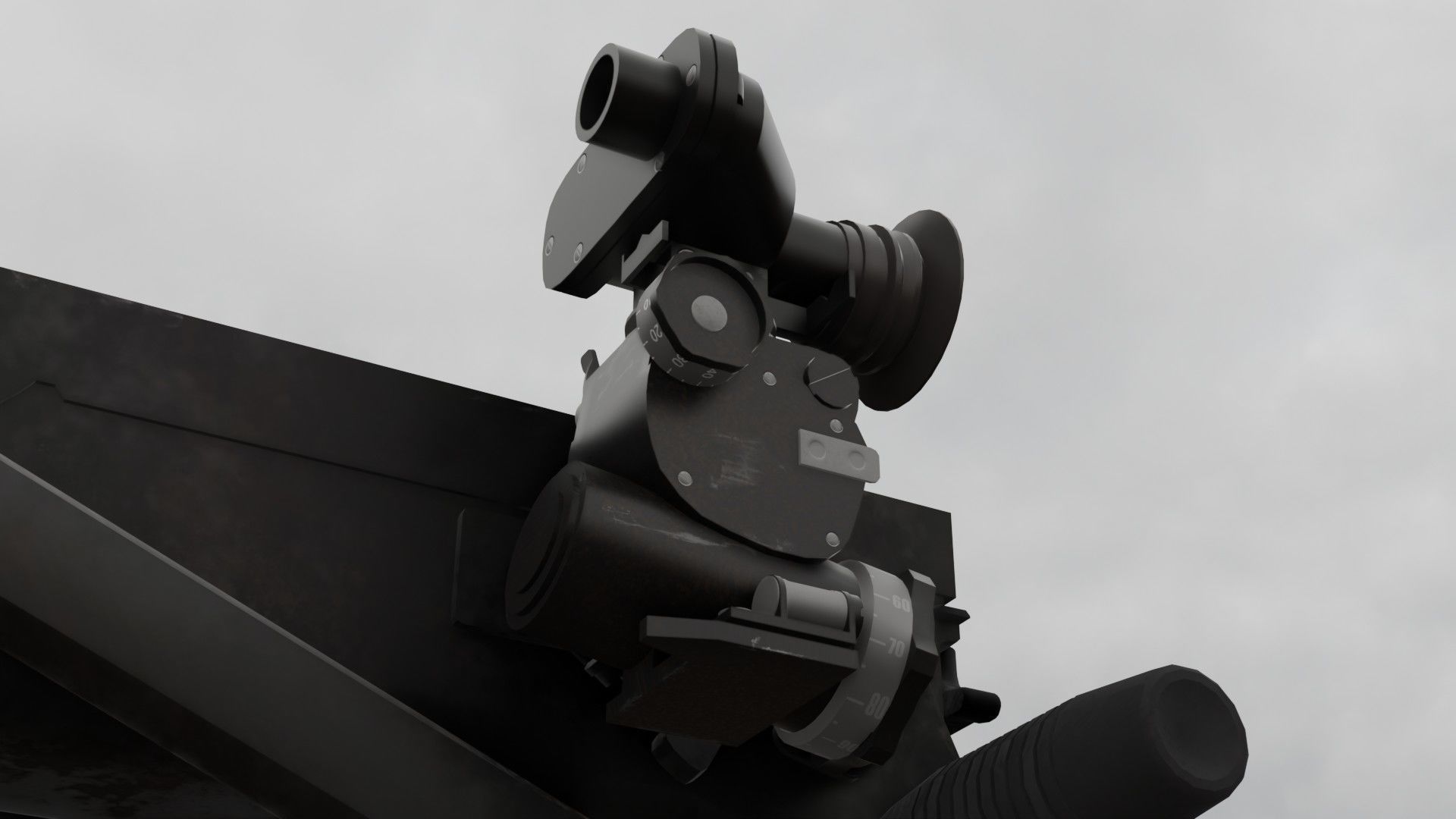 AGS-17 Flame Low-poly 3D model_5