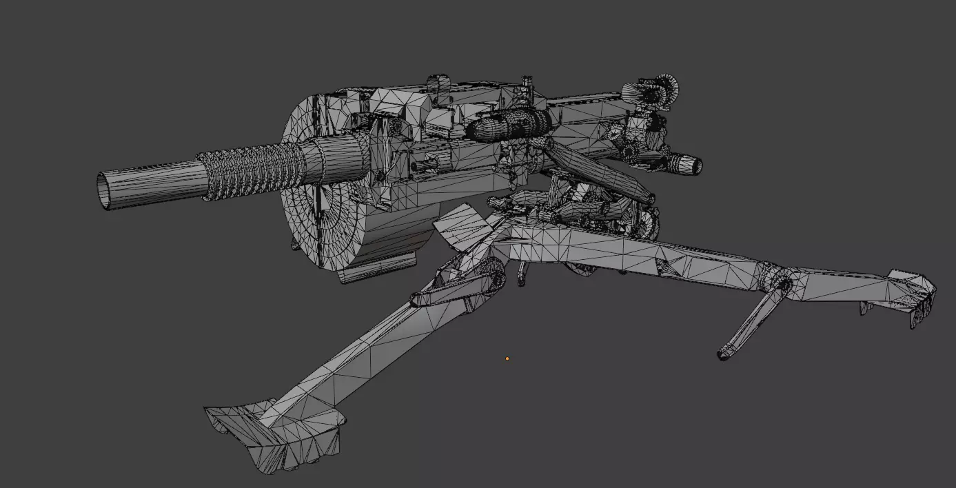 AGS-17 Flame Low-poly 3D model_14