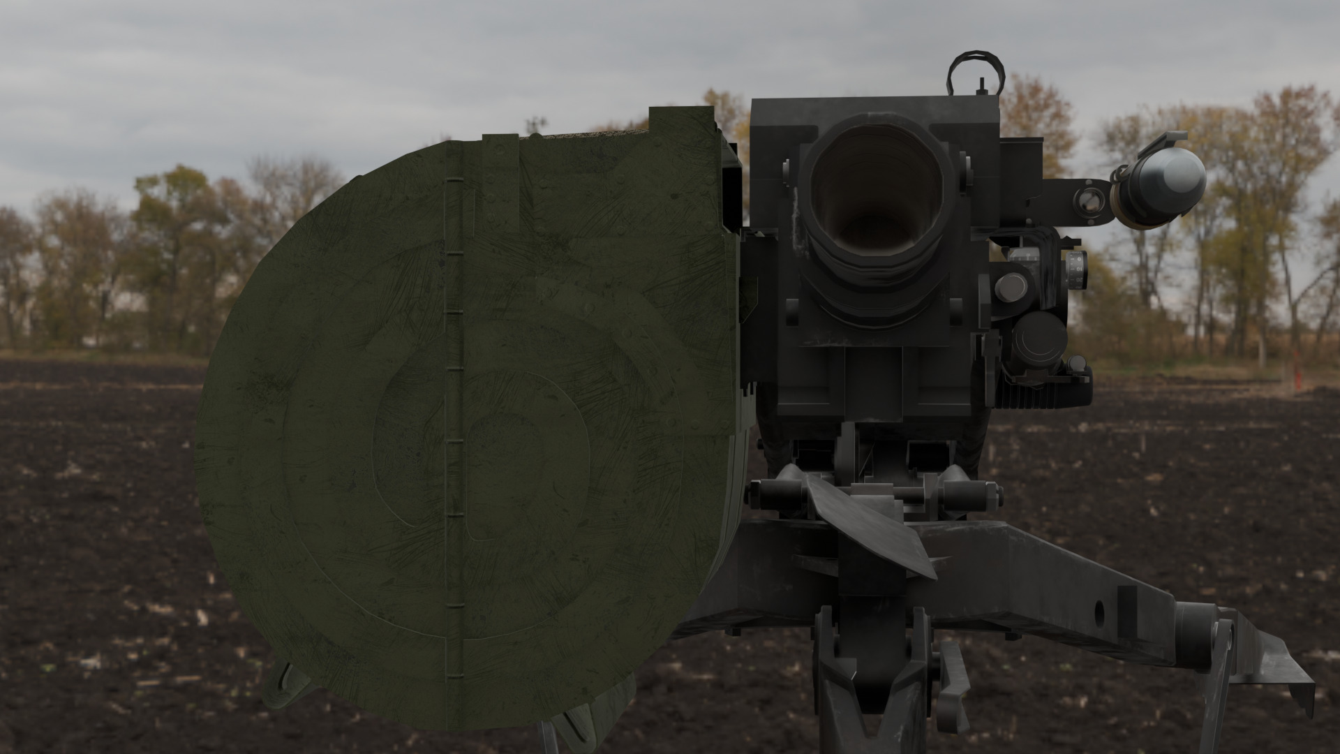 AGS-17 Flame Low-poly 3D model_7