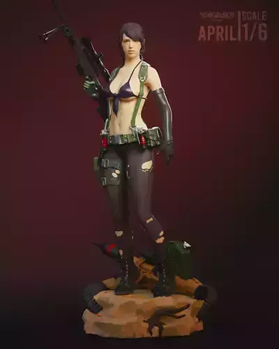 Quiet From Metal Gear V - Yongblood Sculpture