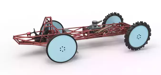 Swamp buggy Base Scale 1 to 25