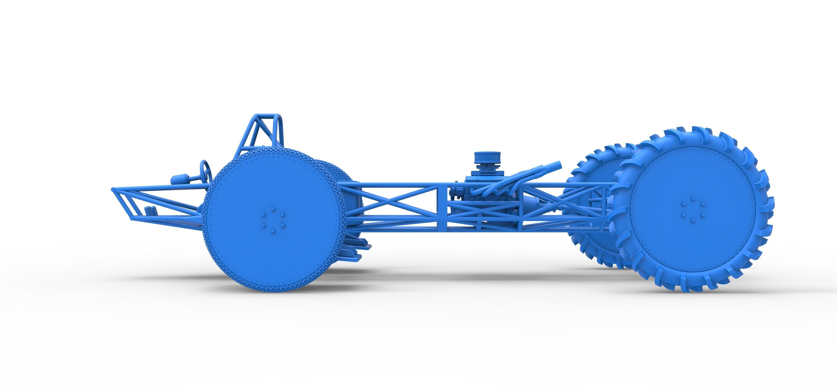 Swamp buggy Base Scale 1 to 25 3D print model_29