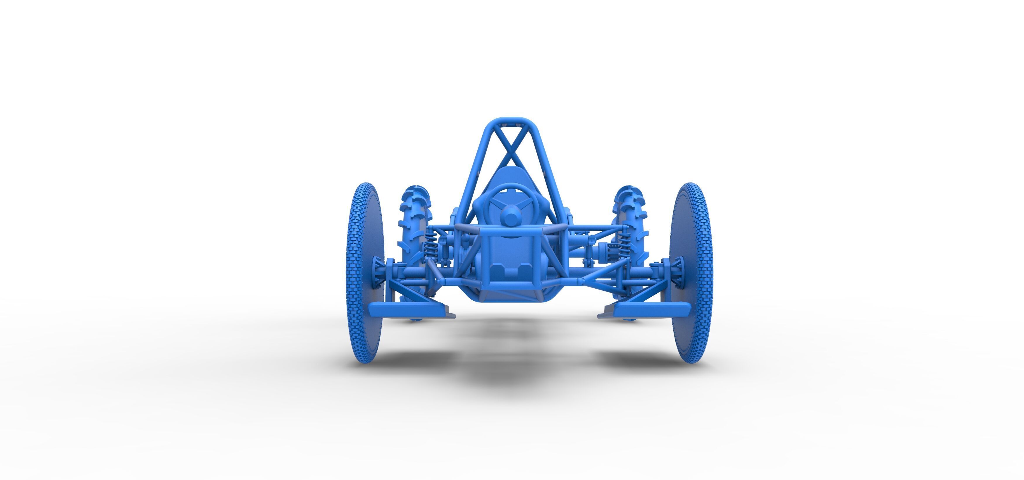 Swamp buggy Base Scale 1 to 25 3D print model_27