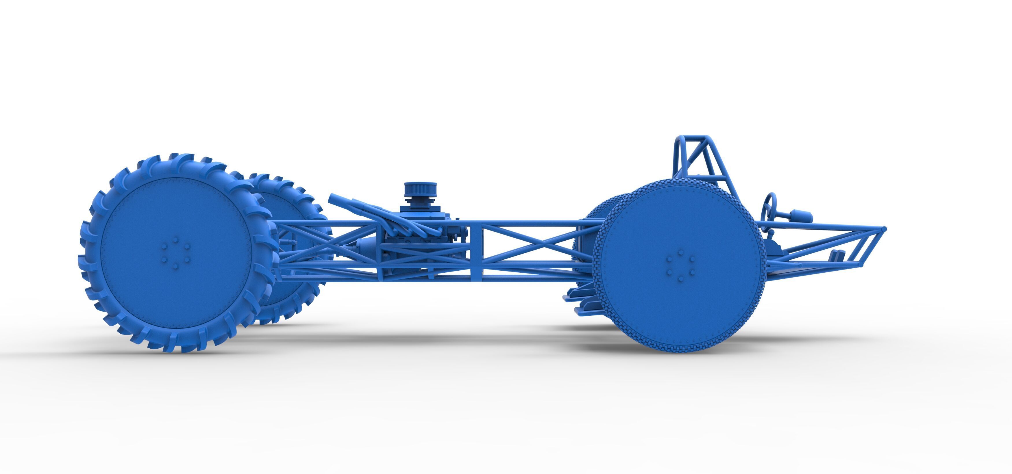 Swamp buggy Base Scale 1 to 25 3D print model_39