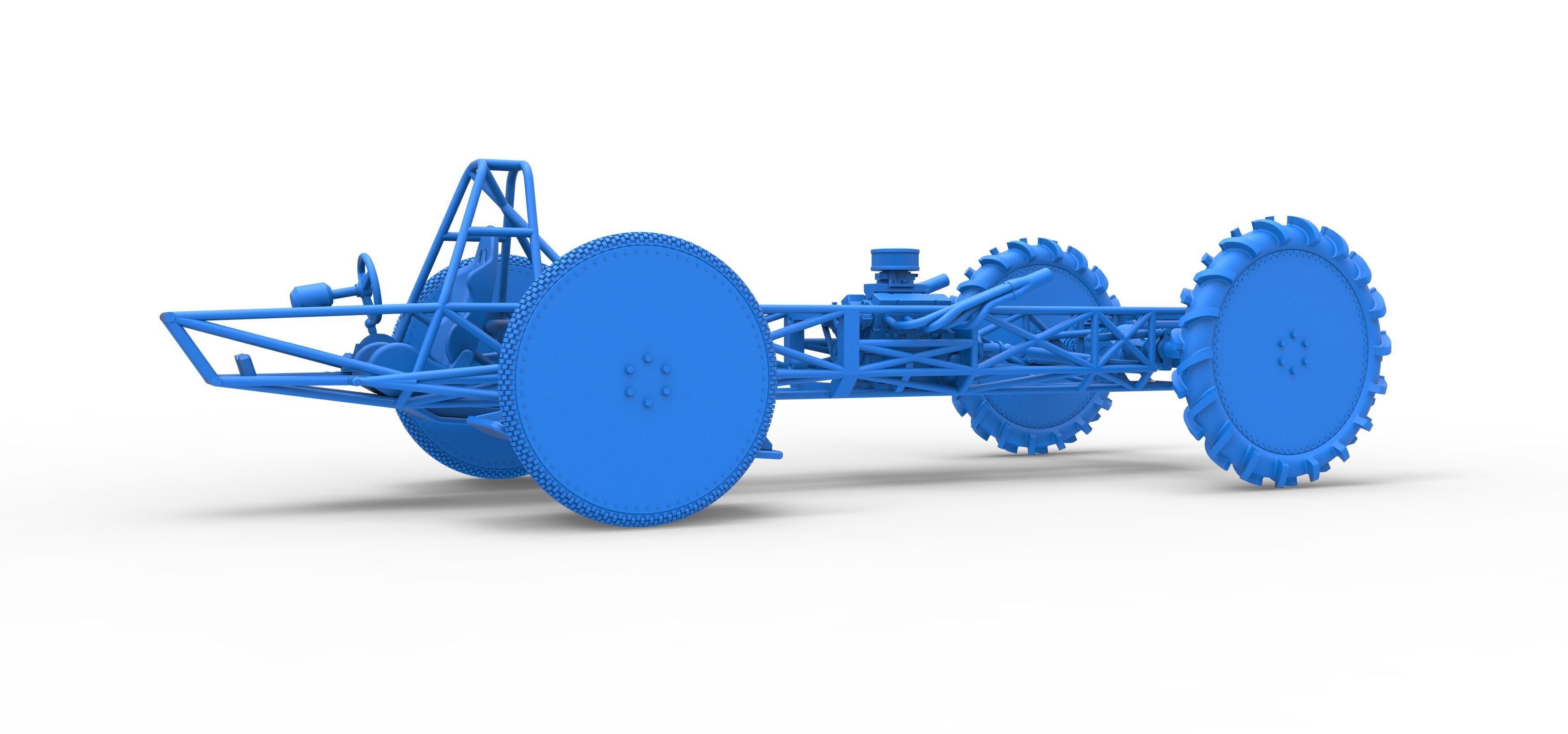 Swamp buggy Base Scale 1 to 25 3D print model_22