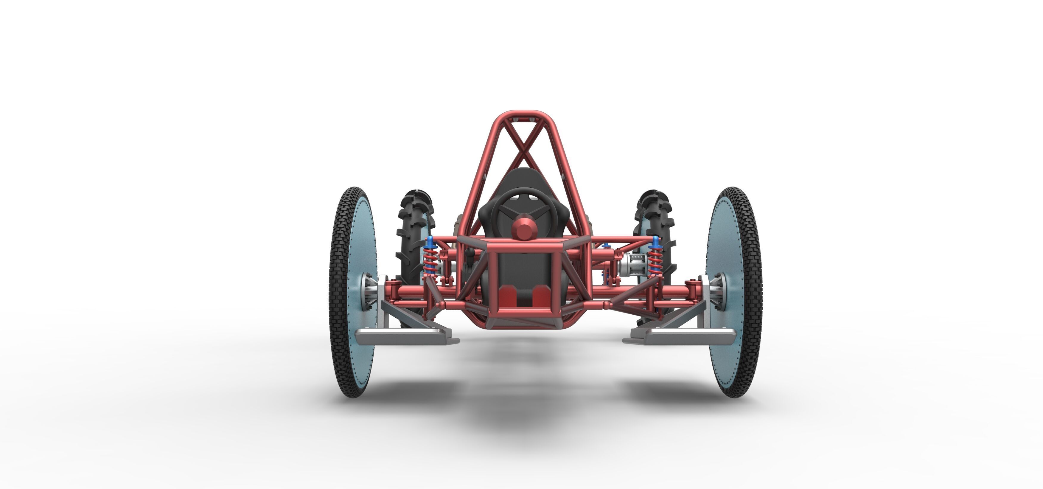 Swamp buggy Base Scale 1 to 25 3D print model_6