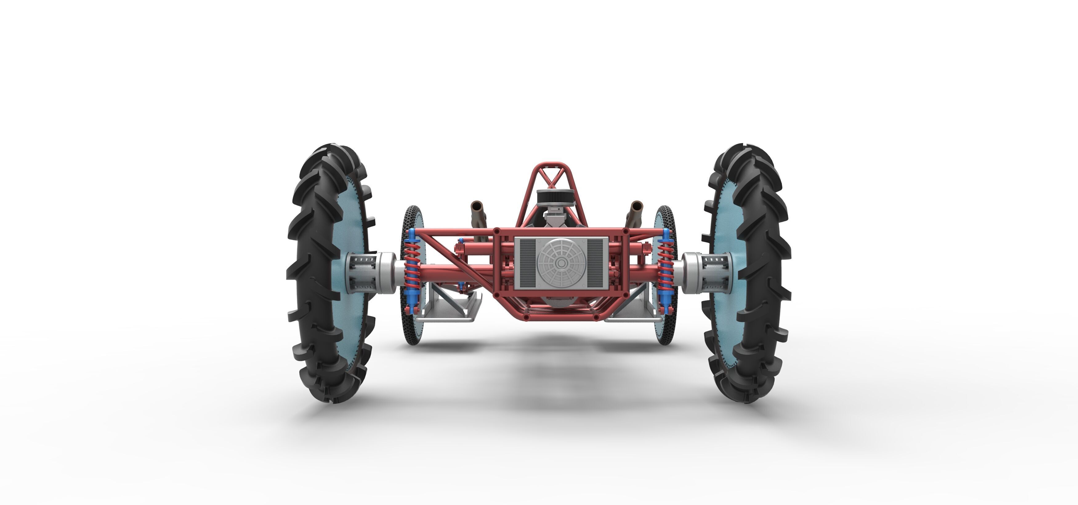 Swamp buggy Base Scale 1 to 25 3D print model_15