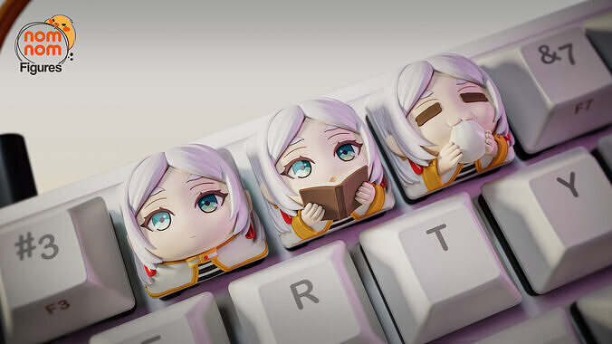 Frieren  - Frieren Beyond Journeys End - Keycaps 3D print model