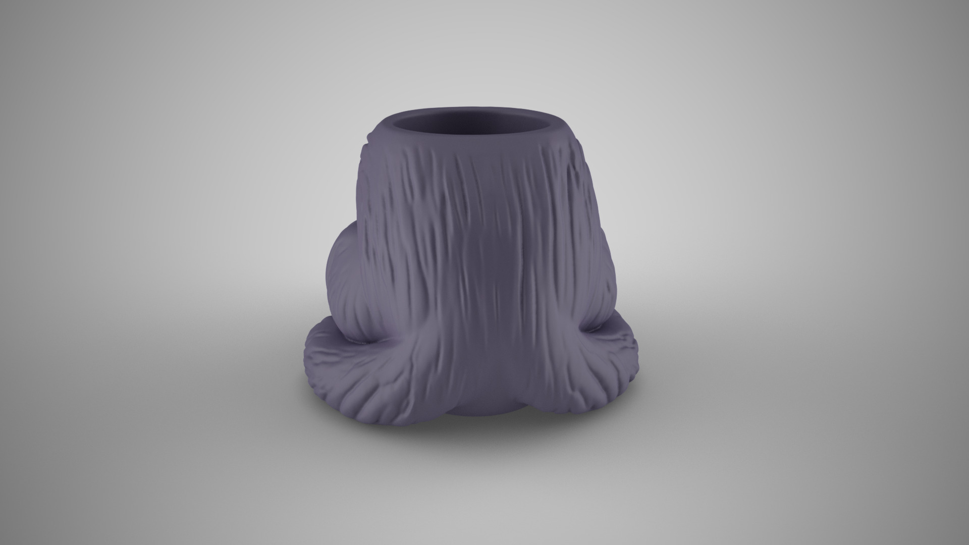 Anteater Pen Holder 3D print model_3