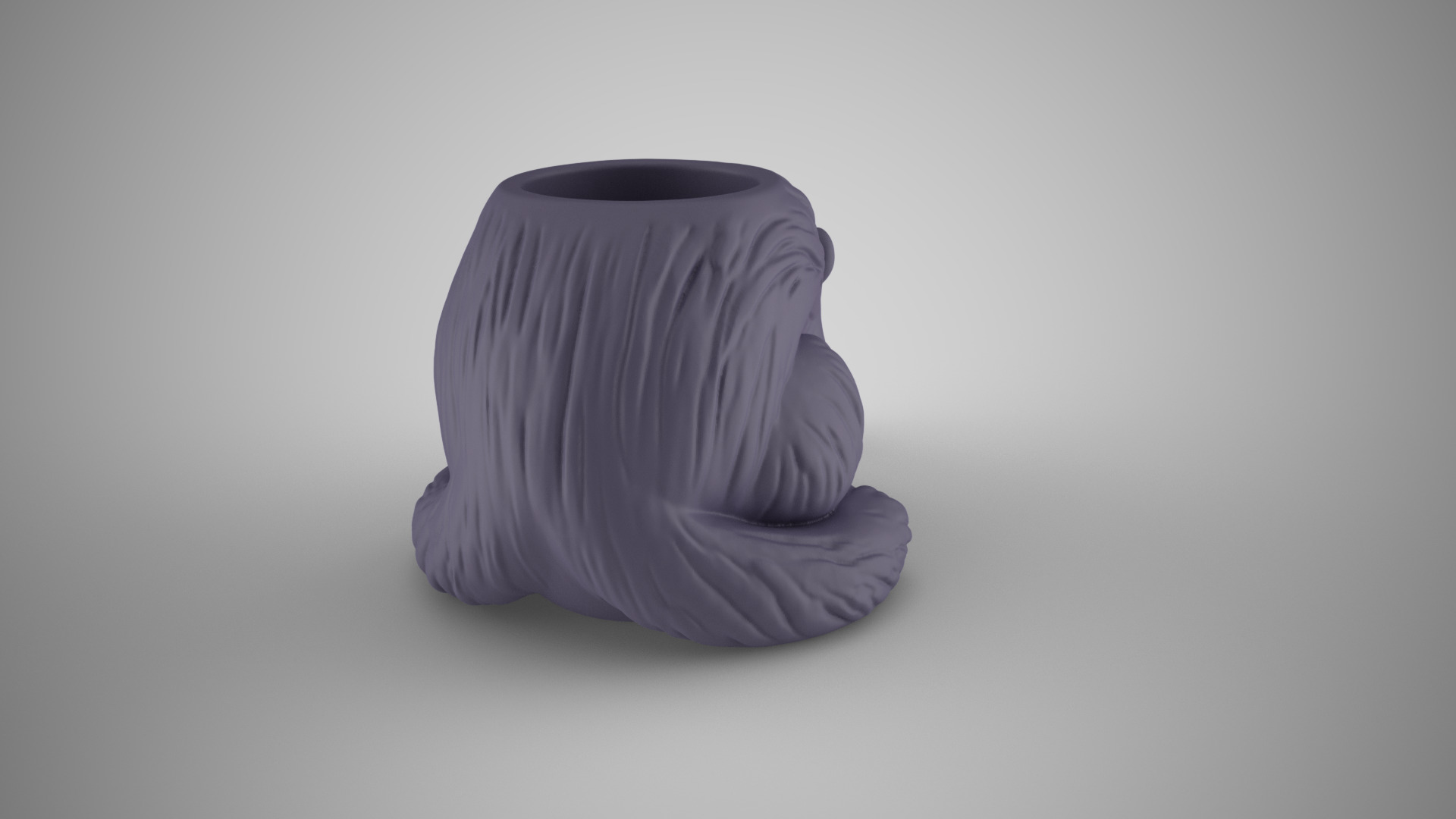 Anteater Pen Holder 3D print model_2