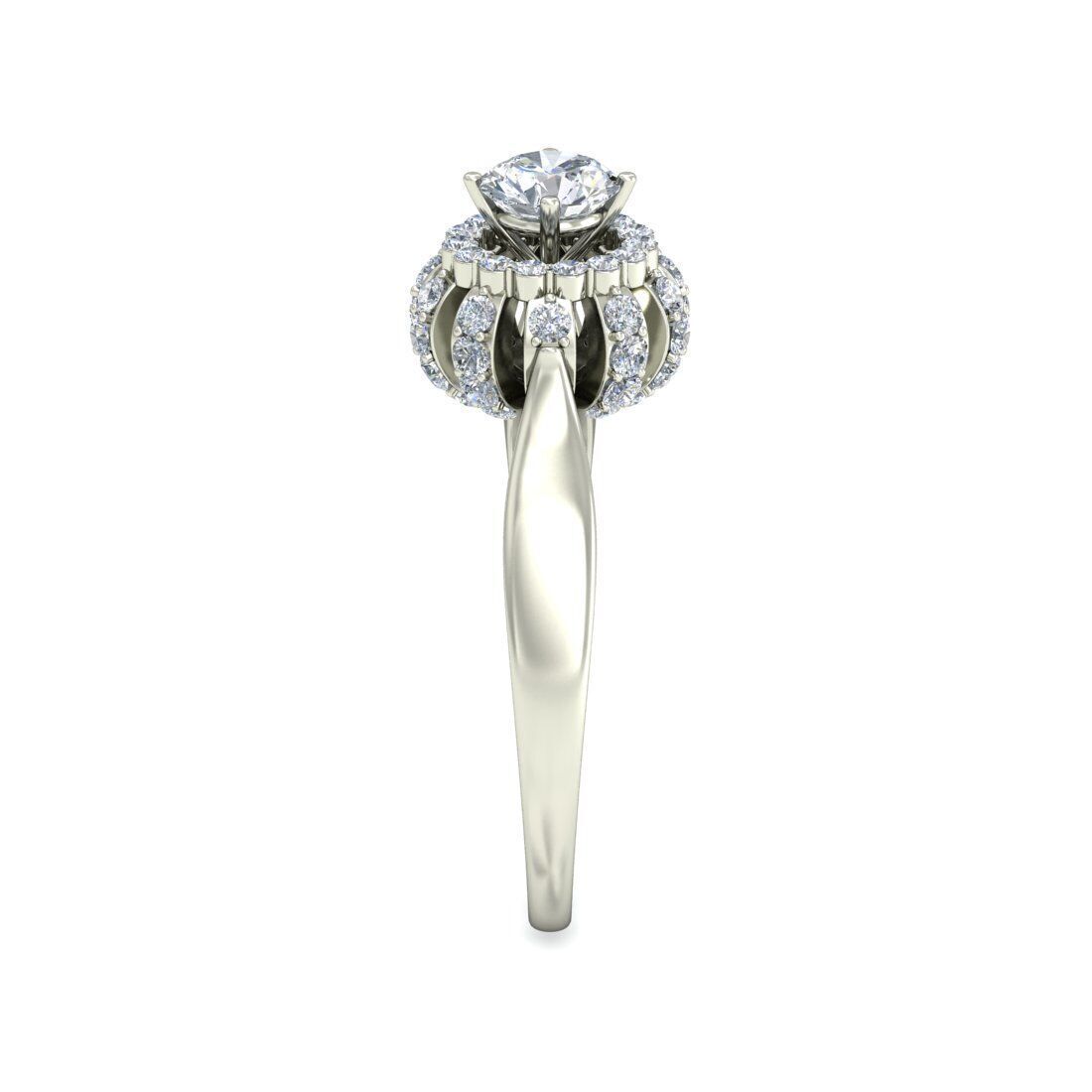 Women Ring  Render 3dm STL OBJ FBX Details 3D print model_2