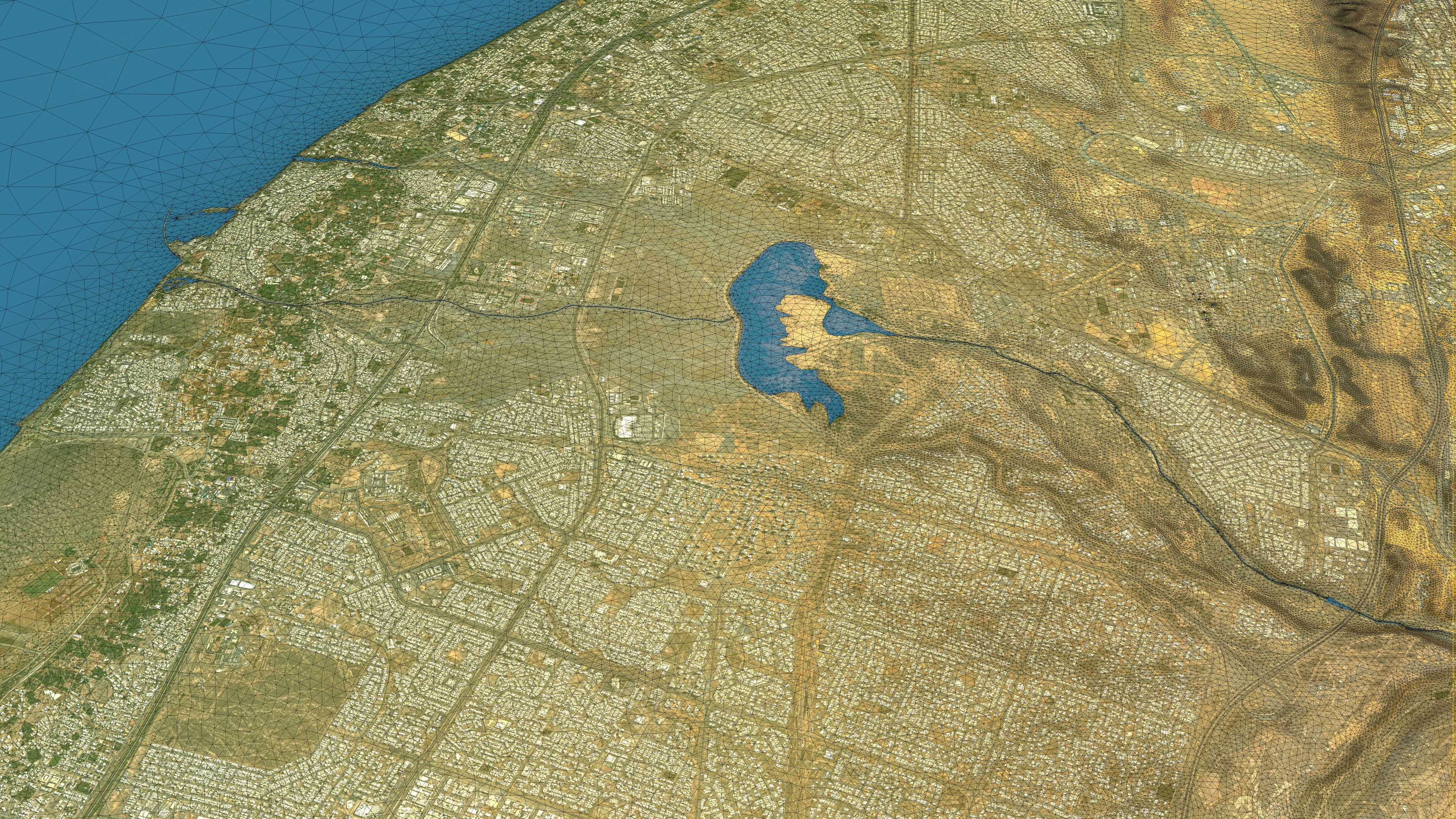 Sultan Haitham City - Topography Terrain 3D Model 3D Model Collection_6