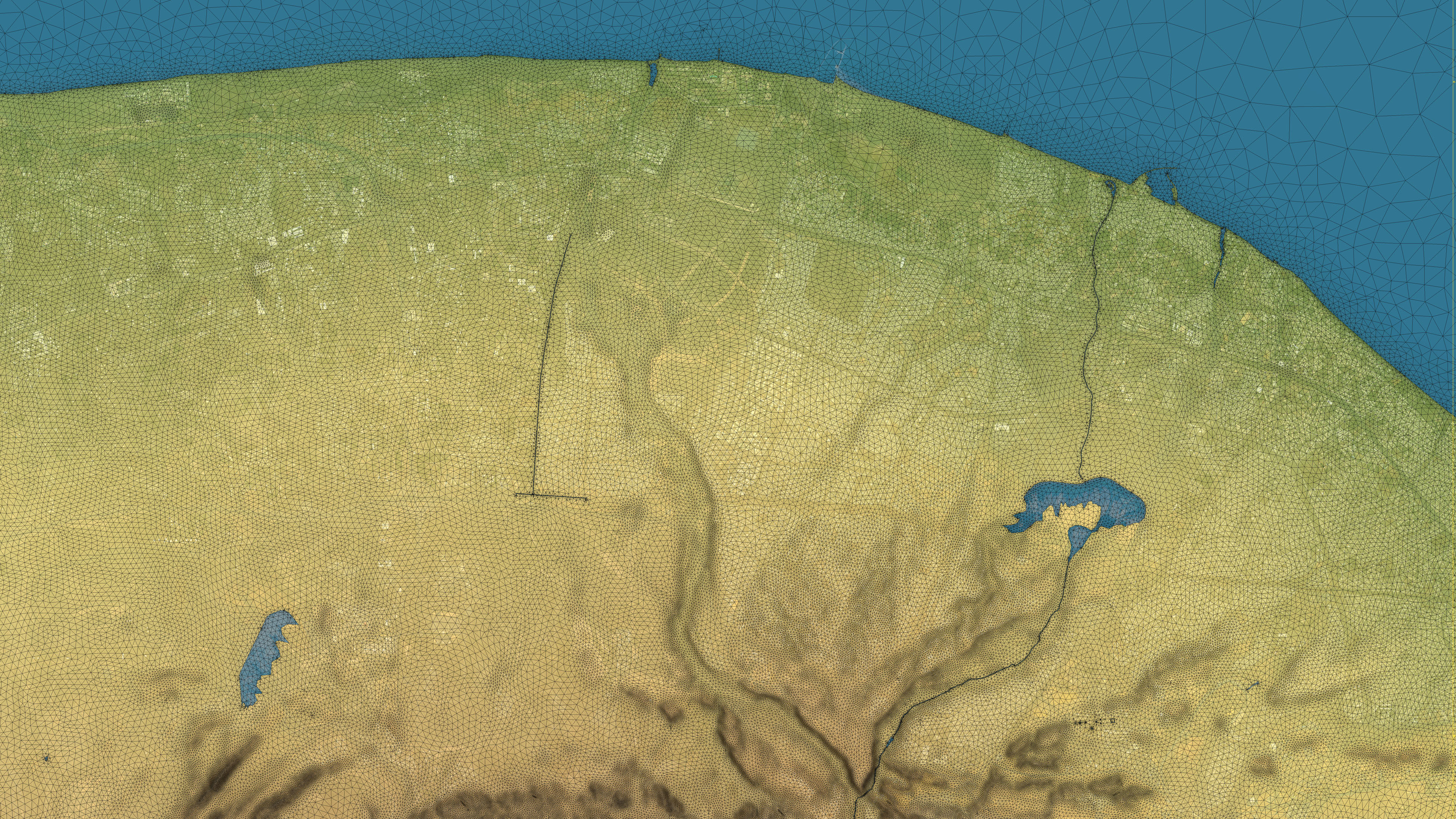 Sultan Haitham City - Topography Terrain 3D Model 3D Model Collection_19