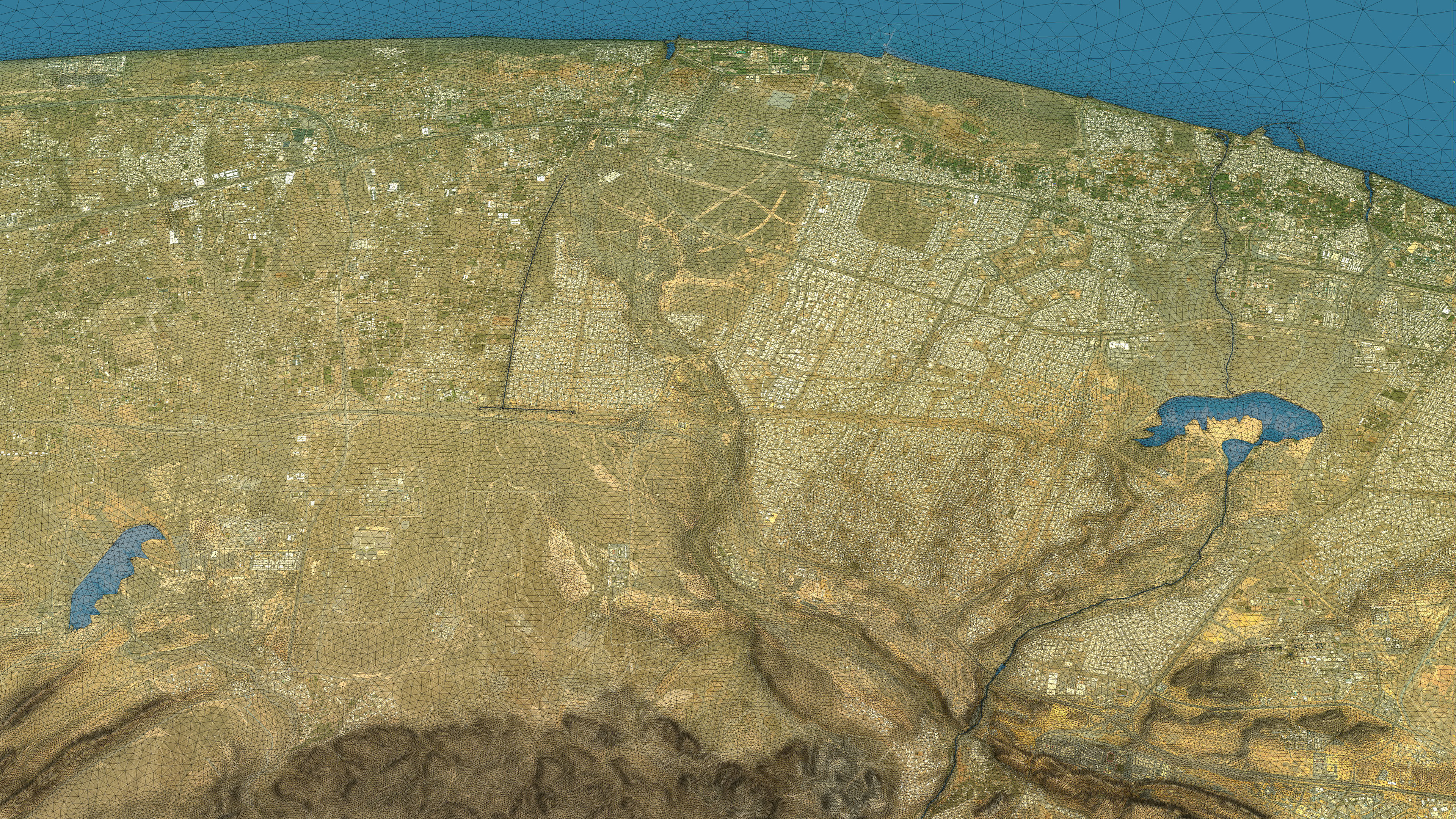 Sultan Haitham City - Topography Terrain 3D Model 3D Model Collection_21