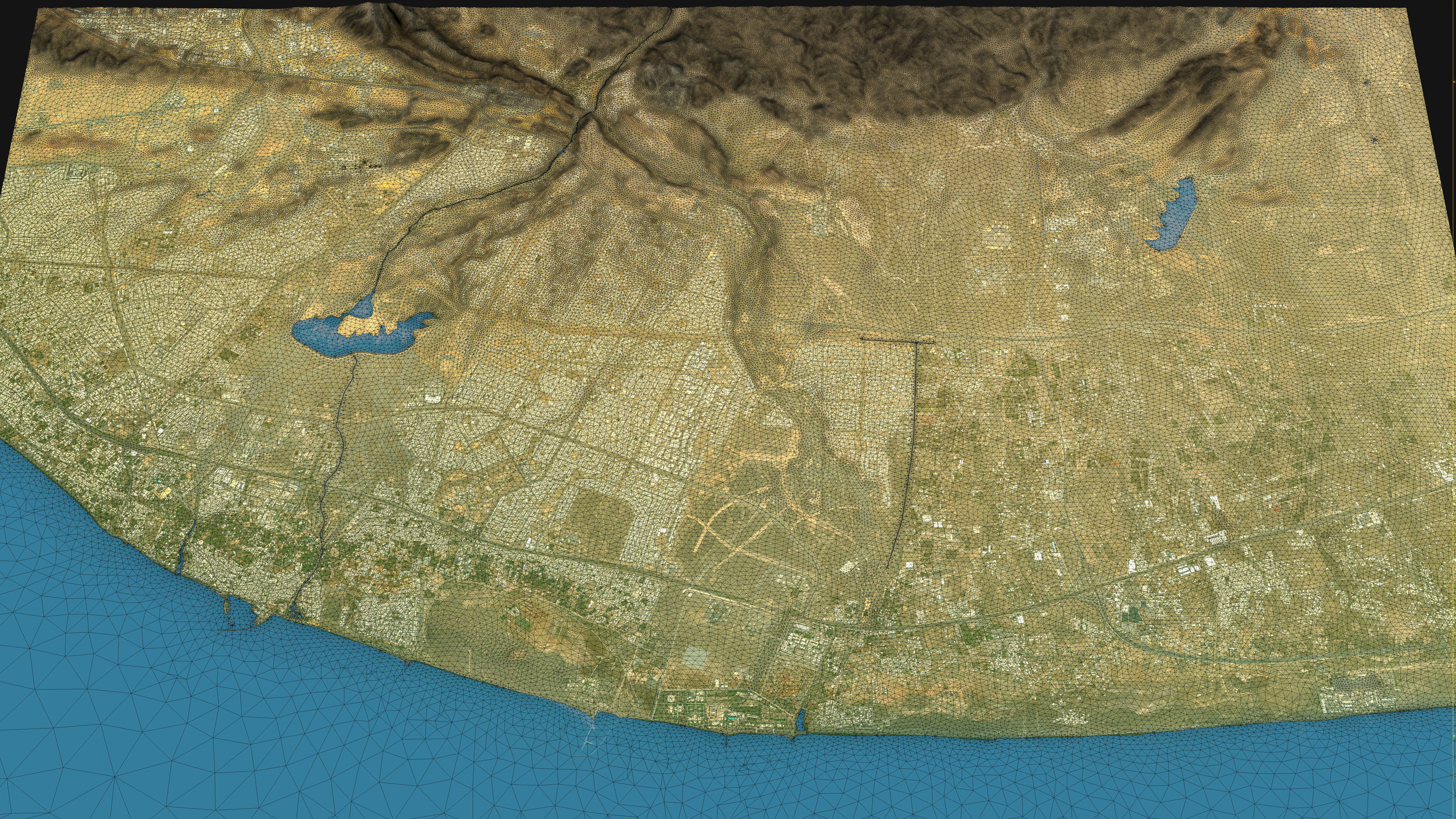 Sultan Haitham City - Topography Terrain 3D Model 3D Model Collection_24