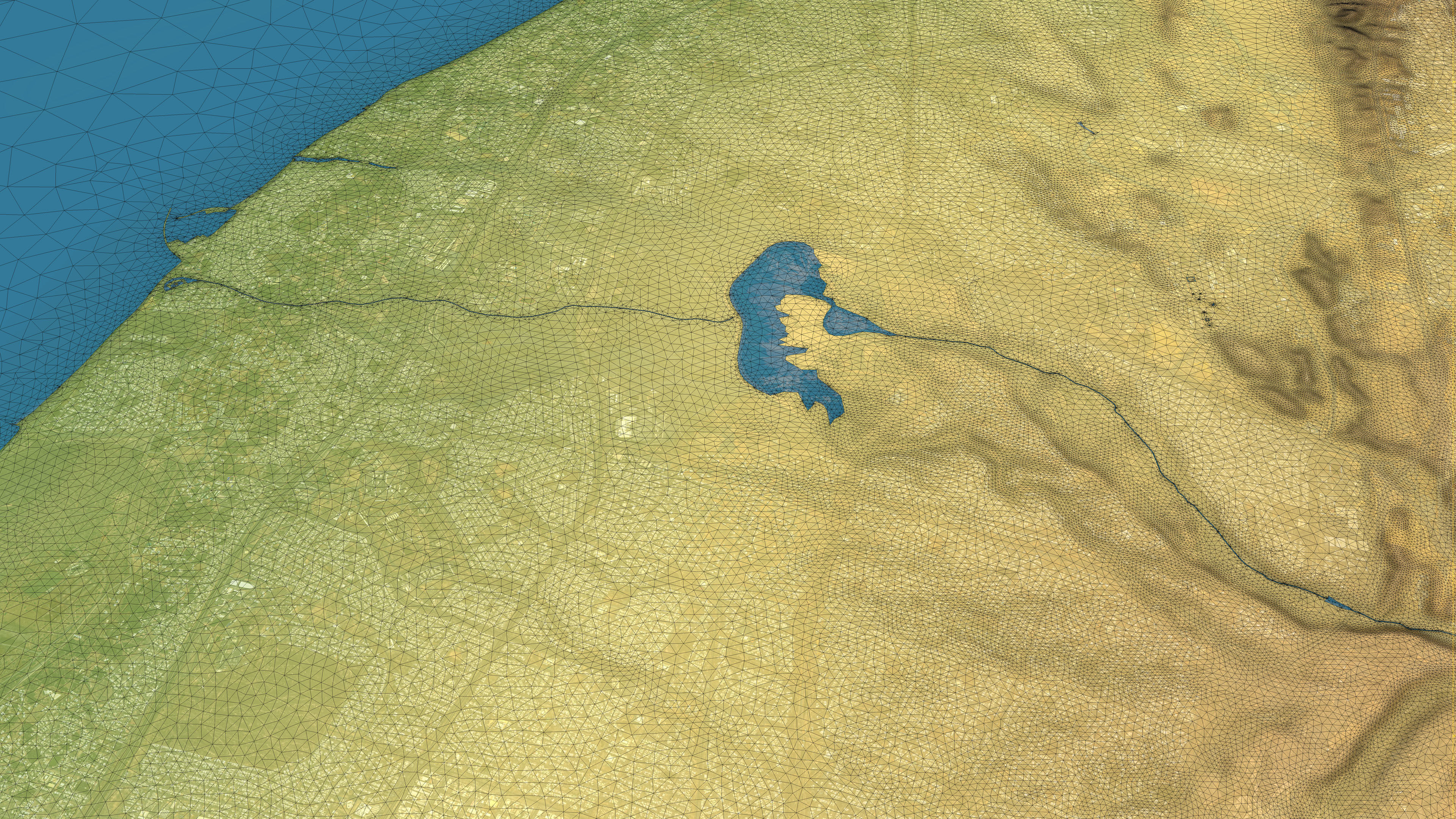 Sultan Haitham City - Topography Terrain 3D Model 3D Model Collection_7