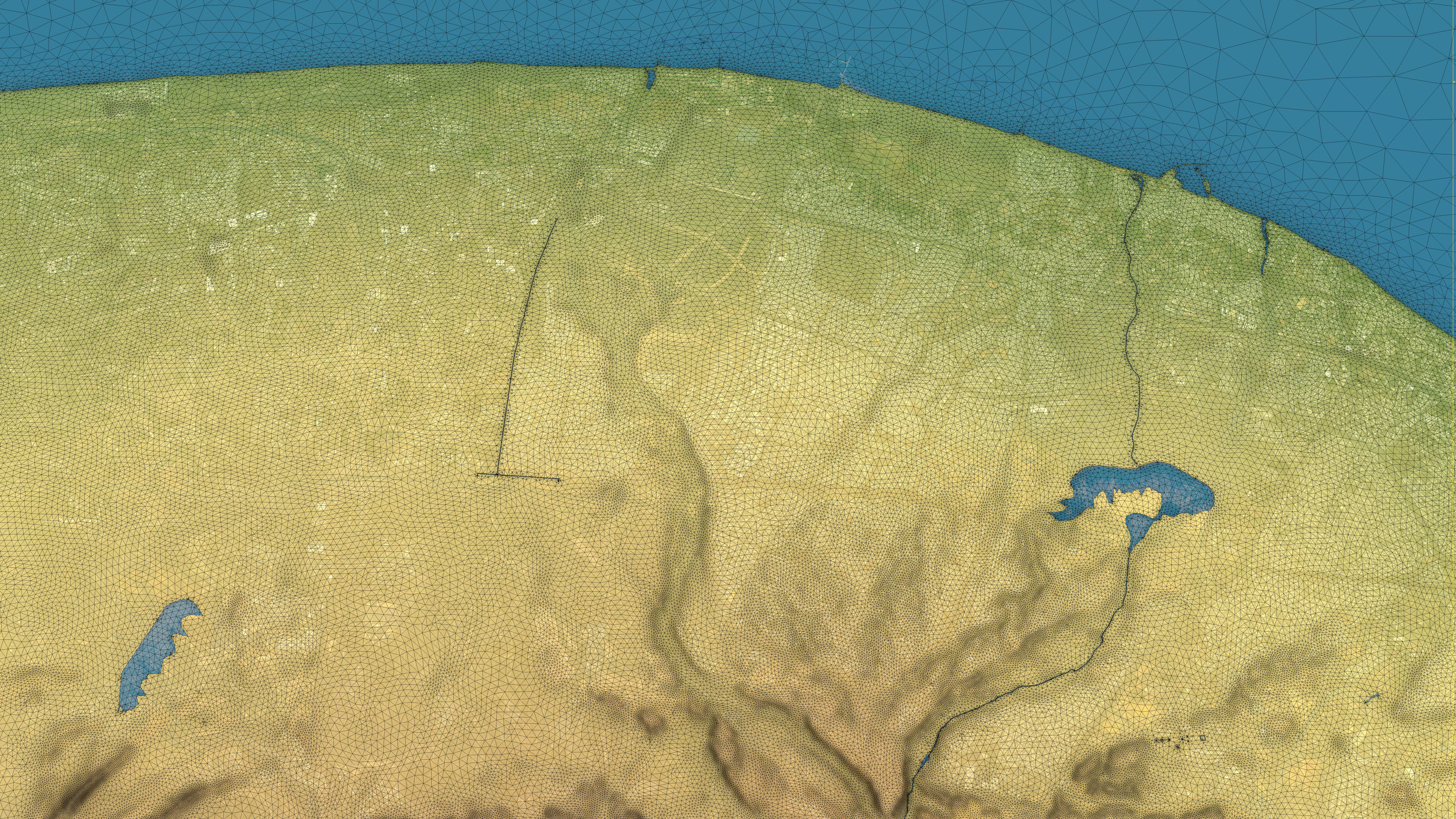 Sultan Haitham City - Topography Terrain 3D Model 3D Model Collection_11