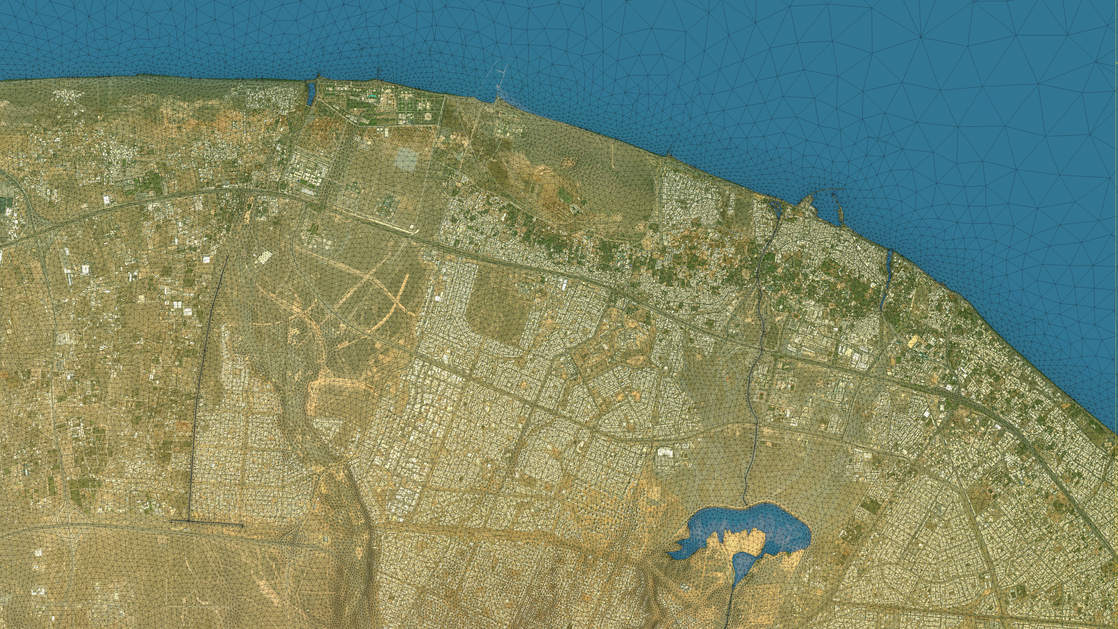 Sultan Haitham City - Topography Terrain 3D Model 3D Model Collection_14