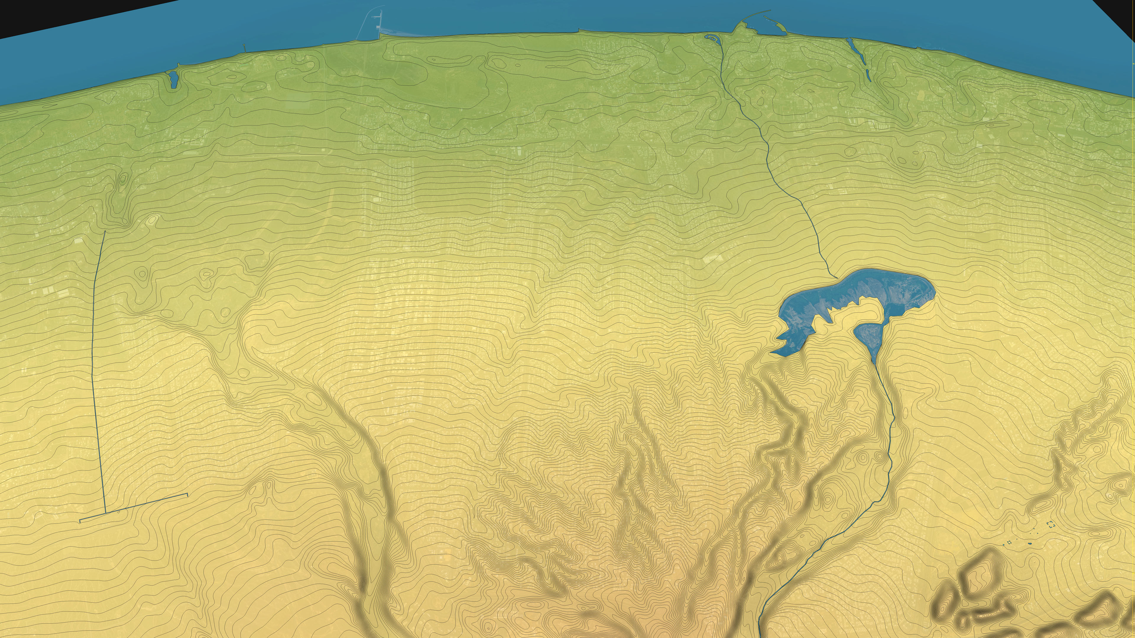 Sultan Haitham City - Topography Terrain 3D Model 3D Model Collection_4